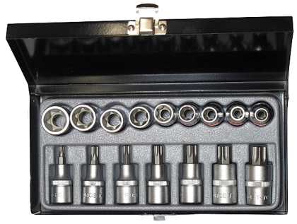 Σετ 16 τεμαχίων με υποδοχές Star και μύτες Star, 4171