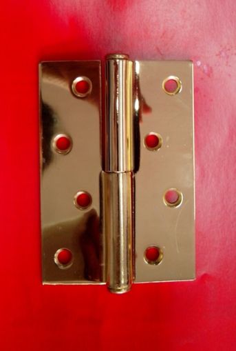 Hinge for door 10 cm, gold - left, right 5432