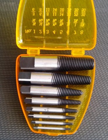 Screw extractor set, 632082