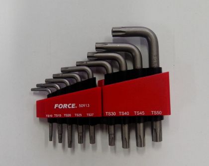 9 pcs Five-slided star tamperproof L-key set 50913