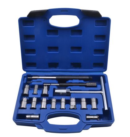 17 pcs Diesel injector seat cutter set, 50682