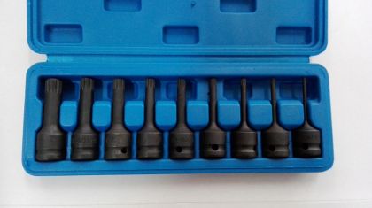 9 pcs 1/2"Dr Spline Impact bits socket (one piece), 30009