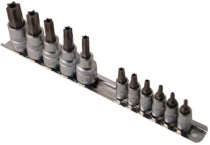 Σετ 11 τμχ καρυδάκια Star με λαβή 1/4" & 3/8", 2111I