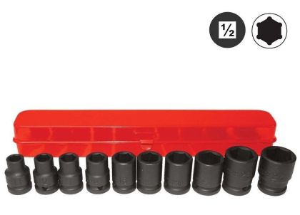 10 pcs 1/2"Dr. Impact socket set, 4109