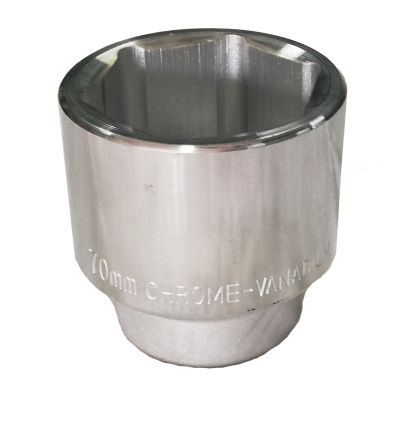 1" Dr. 6-pt Flank socket 70mm