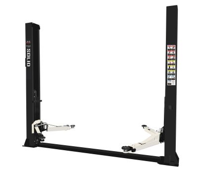 4 ton Solid Negel Jack 4000F Electro-hydraulic 2-post lift, floor plate + 4*85 mm Adapters 