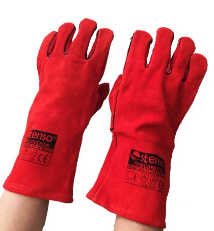 Leather welding gloves