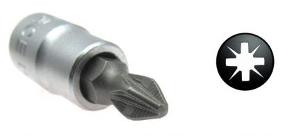 Καρυδάκι Pozidriv 1/4" PZ1, 322321