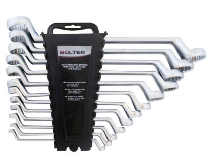 12 pcs 6-32 Bihexagonal ring spanners, LT14885