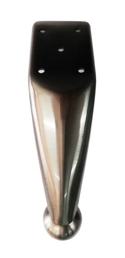 Πόδι επίπλου 120 mm σε σατινέ νικέλιο S322