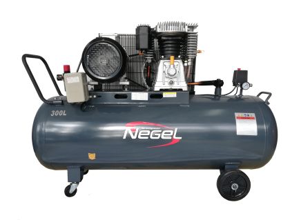 300 l Piston air compressor with belt drive, 51020