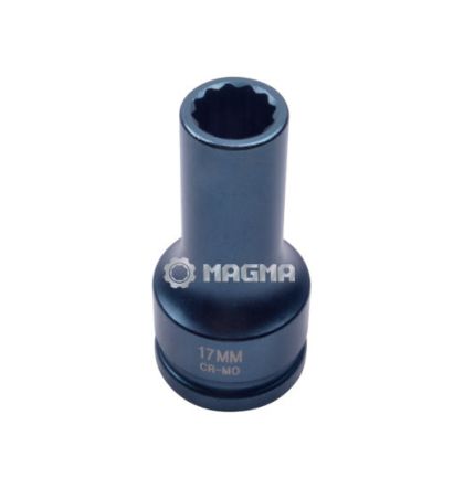 3/4" Δρα. 17 mm 12-σημείων κρουστική βαθιά καρυδάκι, 50479