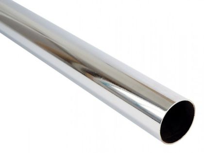 Στρογγυλός σωλήνας ντουλάπας (κρεμάστρα) Χρώμιο ф25, 3000mm