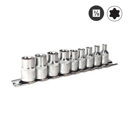 Σετ καρυδάκια αστέρια 9 τεμαχίων 3/8"Dr., 3091