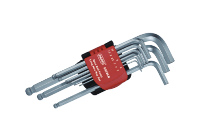 9 pcs Hex ball point long key set (mm) 5092LB