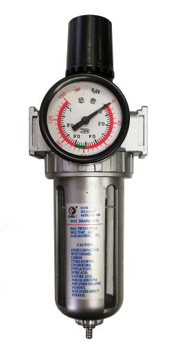 1/4" Air filter & regulator AFR80