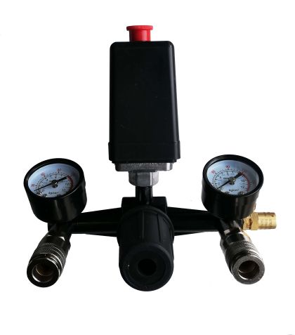 Аir compressor pressure valve switch manifold relief gauges regulator set, 513053