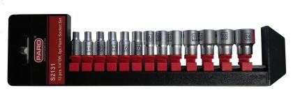 13 pcs 6-pt. Flank socket set S2131