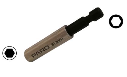 1/4" Μαγνητική εκτεταμένη βάση εξάγωνου μύτη, 813060