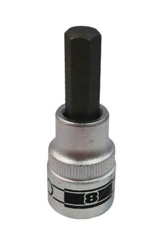 8mm 3/8"Dr. Hex socket bit, C33405008