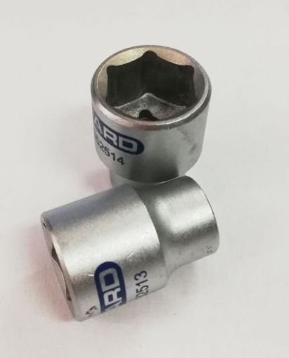 1/4" Dr. 6-pt. Flank socket 14 mm, 52514