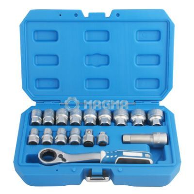 17 Pcs Go-Through Socket Set, 51101
