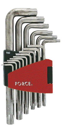 Σετ μακριών κλειδιών τύπου αστέρι 15 τεμαχίων 5151L