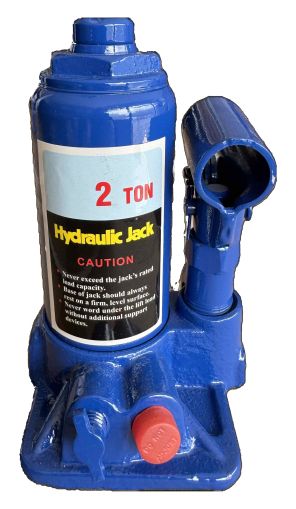 2t Hydraulic bottle jack with safety valve 55089
