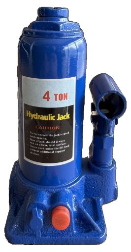 4t Hydraulic bottle jack with safety valve 55002