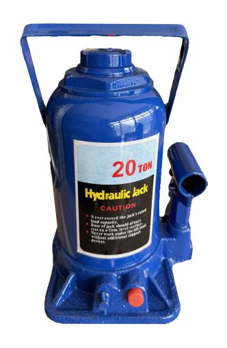 20 t Hydraulic bottle jack with safety valve 55030
