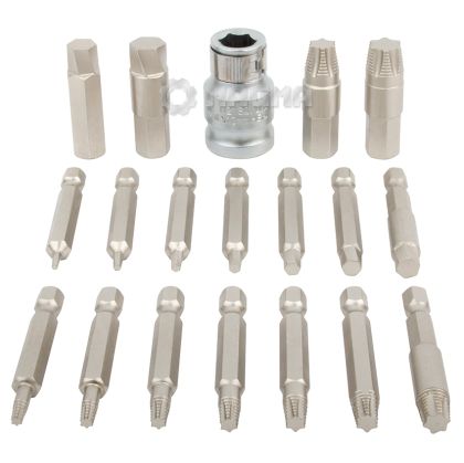 Σετ Εξολκέα 19 Τεμαχίων για Τοποθετήσεις Torx & Hex, 51223