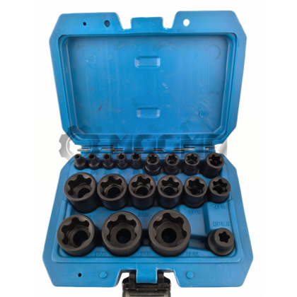 19 pcs External Torx Plus Socket Set (EP4 to EP32) 51327