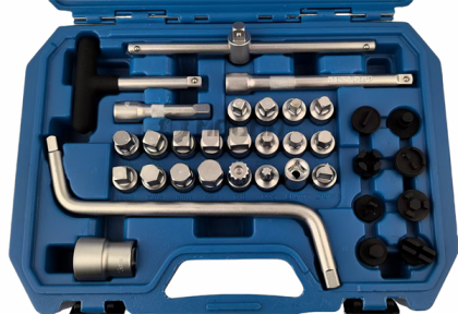 34 Pcs Oil Drain Plug Removal & Sump Plug Key Kit, 51435
