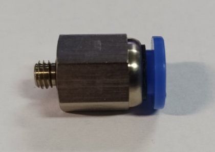 Straight hose connector - 4, external thread M5, 9100450