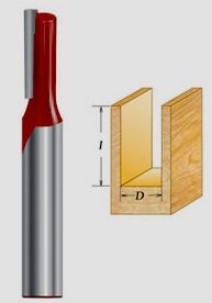 D 4mm end mill - single-sided