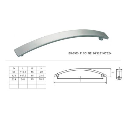 Λαβή επίπλων 6363-128