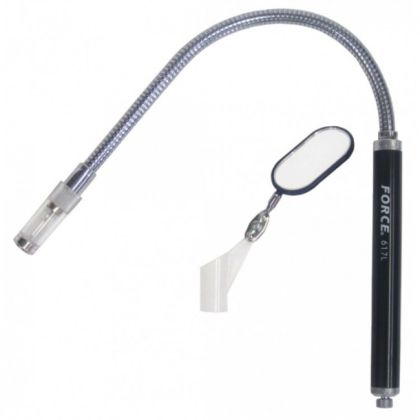 Μαγνητικός αρπάγας με καθρέφτη και λάμπα Force 617L