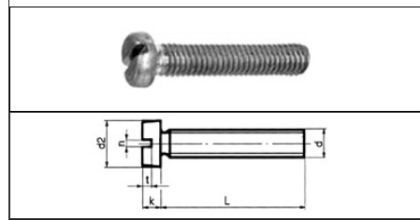 DIN 84 – Slotted Cheese Head Screws (Machine Screws)