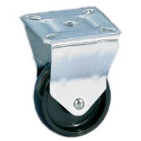 Polyamide 6 wheel, fixed bracket, 325101