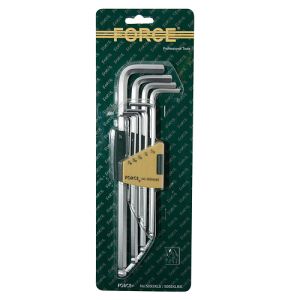 Σετ 9 τεμαχίων εξάγωνων κλειδιών με μπίλια εξαιρετικά μακρύ (SAE), 5093XLBS