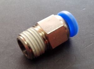 Straight hose connector - 4, external thread M5, 9100450