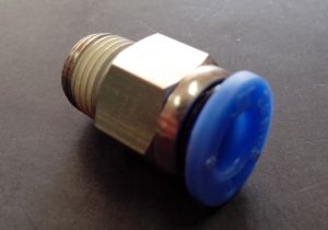 Straight Hose Connector - 4, External Thread 1/4", 9100454