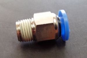 PU Hose connector 6 - 1/8" M, 9100460