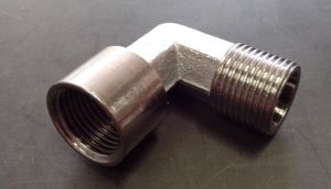 Equal Elbow Brass Fitting 3/8"F - 3/8"M, 9100894