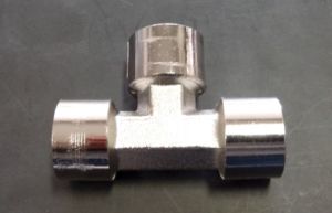 3/8" Female Thread Equal Tee Fitting, 9100912