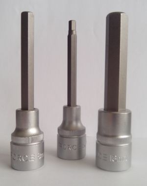 1/2"Dr. Hex socket bit 13 mm, 34410013