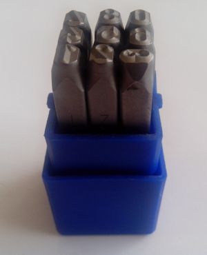 6 mm Number punch set, 9110014