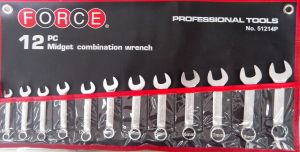 12 pcs Midget combination wrench set, 51214P