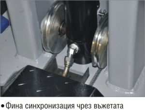 4 ton 3 Phase Solid Negel Jack Electro-hydraulic 2-post lift, floor plate + 4*100 mm Adapters