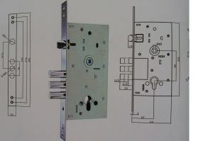 Main security lock, 110x210 mm